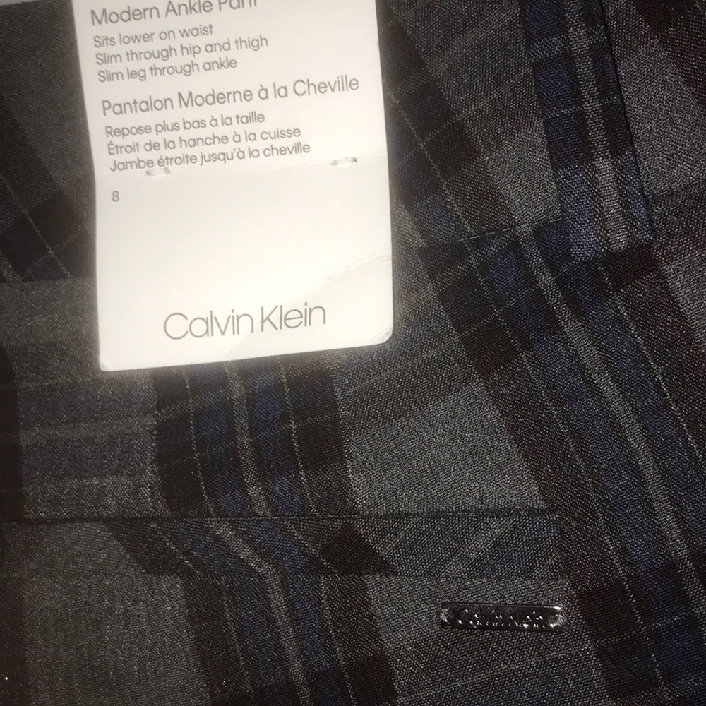 CALVIN KLEIN WOMEN’S SIZE 8 SLIM ANKLE PANT